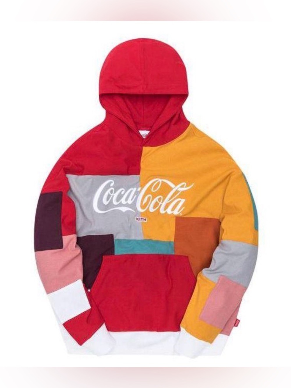 KITH Coca-Cola Multicolor Patchwork Hoodie